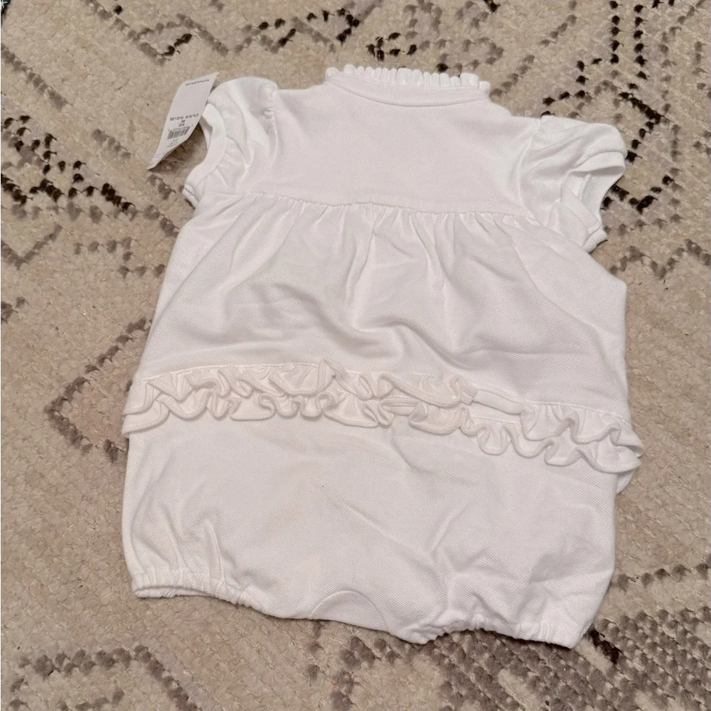 Ralph Lauren While Baby Girl Romper | Size 9M